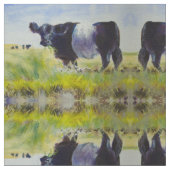 Tissu Vache ceinturée à Galloway (Détail)