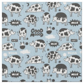 Tissu Vache et lait (fermé)