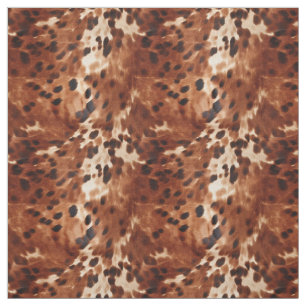 Tissu Vachette à crème Brown