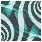 Tissu vagues caribéennes... (Échantillon)