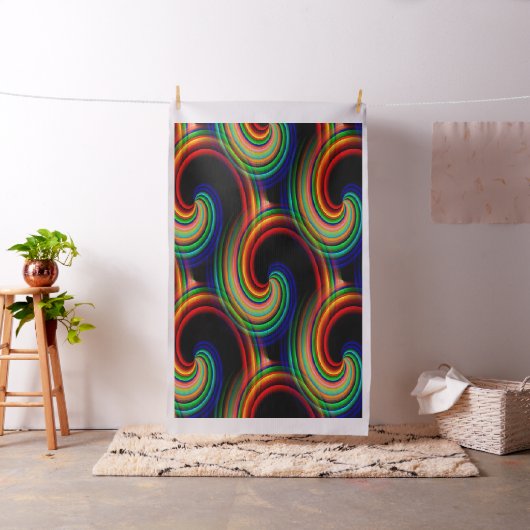 Tissu Vagues de couleurs.... (In Situ)