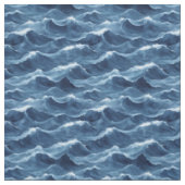 Tissu Vagues de crashage bleu (Échantillon)