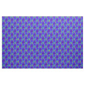 Tissu vagues de plage bleu/vert motif (Yard)