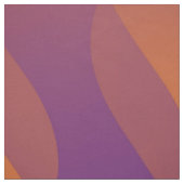 Tissu Vagues douces orange lilas + vos idées (Échantillon)