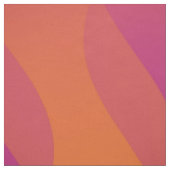 Tissu Vagues douces orange magenta + vos idées (Échantillon)