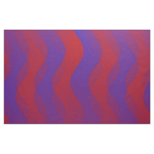 Tissu Vagues douces rouge violet + vos idées