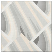 Tissu vagues rose gris jaune (Détail)
