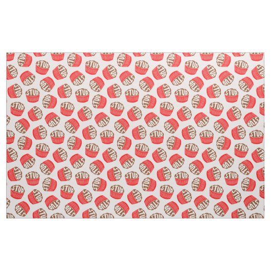 Tissu Valentin de Muffin Stud (Fat Quarter)