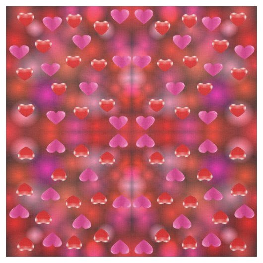 Tissu Valentine Hearts (Échantillon)