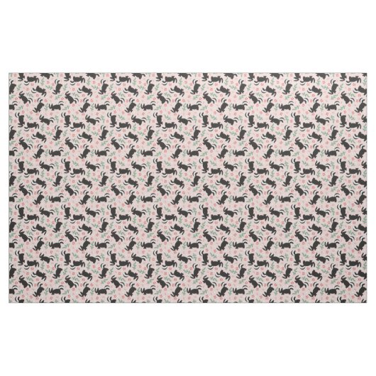 Tissu Valentines Skunks (Fat Quarter)