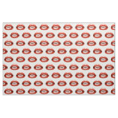 Tissu Vampire Dents Bouche Lèvres Rouges (Fat Quarter)