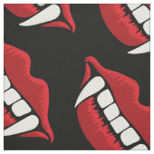 Tissu Vampire Dents Drôle Halloween (Échantillon)