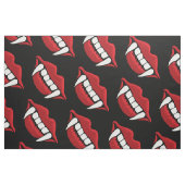 Tissu Vampire Dents Drôle Halloween (Fat Quarter)