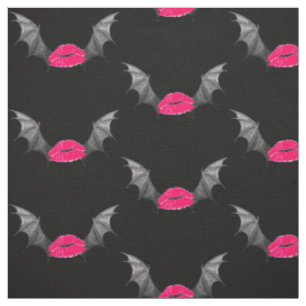 Tissu Vampire Kiss Demon Wing Goth Art