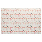 Tissu vanille de flamants (Yard)