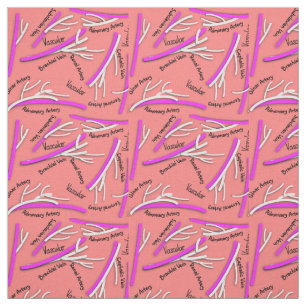 Tissu Vascular Veins and Arteries Pink