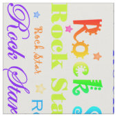 Tissu Vedette du rock (Fermer)