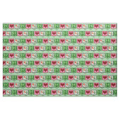 Tissu Végétalien d'amour de paix (Fat Quarter)