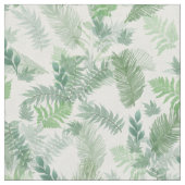 Tissu Végétation tropicale moderne Vieux feuillage vert (Fermer)