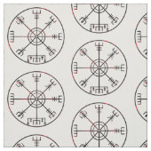 Tissu Vegvisir Islande stave de protection (Échantillon)