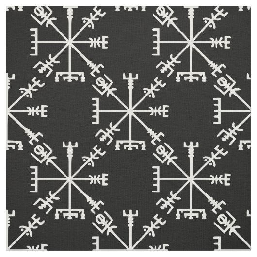 Tissu Vegvísir (Viking Compass) (Échantillon)
