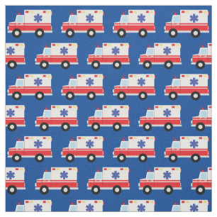 Tissu Véhicules d'urgence EMT ambulanciers