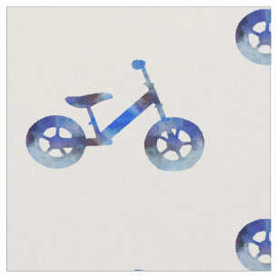 Tissu Vélo d'équilibre Art aquarelle
