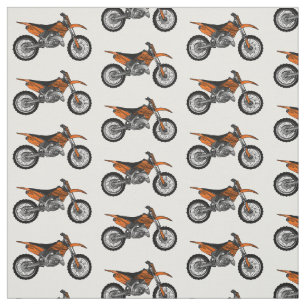 Tissu Vélo droit hors route moto / motocross dessin anim