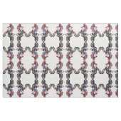 Tissu Vélo tout terrain rouge (Fat Quarter)