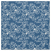 Tissu Vélos blancs (Échantillon)