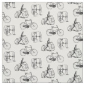 Tissu Vélos Vintages vélos victoriens (Échantillon)