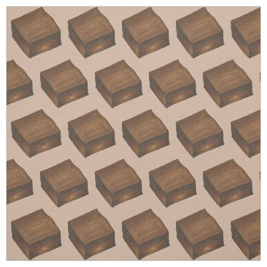 Tissu Vente de gâteau au chocolat Fudge Brownies (Échantillon)