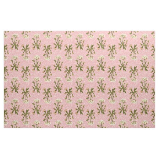Tissu venus flytrap floral spider web (Fat Quarter)