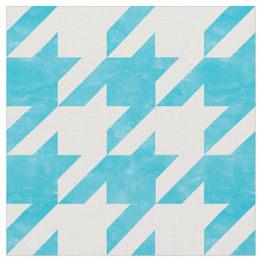 Tissu Vérification de la base de fonds bleu et blanc (Fermer)