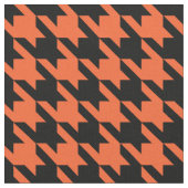 Tissu Vérification de la base de fonds noir orange (Fermer)
