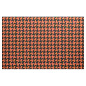 Tissu Vérification de la base de fonds noir orange (Fat Quarter)