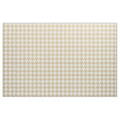 Tissu Vérification de la jambe de teint tan et blanc (Yard)