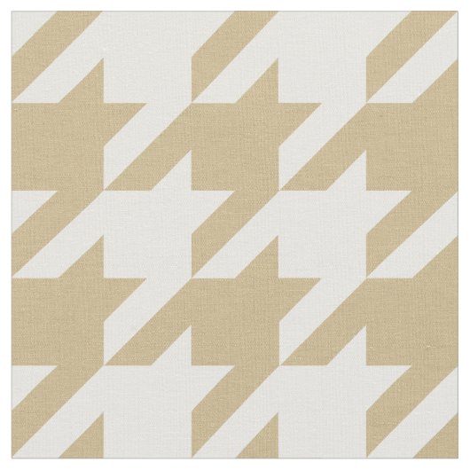 Tissu Vérification de la jambe de teint tan et blanc (Fermer)