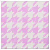 Tissu Vérification de la position de base rose et blanc (Échantillon)