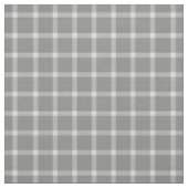 Tissu Vérifications en Charbon et Blanc Gras (Échantillon)