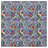 Tissu Verre Abstrait à tôle psychédélique (Échantillon)