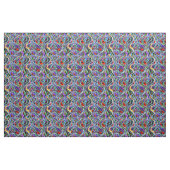 Tissu Verre Abstrait à tôle psychédélique (Fat Quarter)