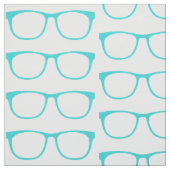 Tissu Verres Geeks Aqua Hipster (Échantillon)