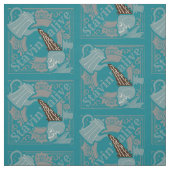 Tissu Versez le café ! (Échantillon)