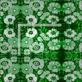 Tissu Vert avec envie (Carreau)