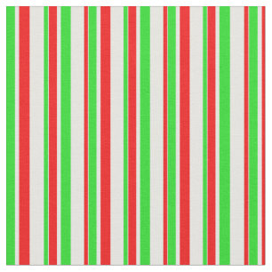 Tissu Vert, blanc, rouge, couleur de Noël inspiré