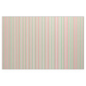 Tissu Vert, blanc, rouge Motif rayé (Yard)