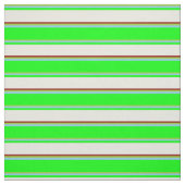 Tissu Vert, bleu ciel, citron vert, beige et rouge foncé (Échantillon)