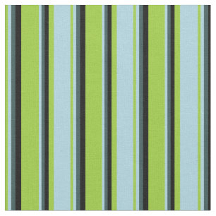 Tissu Vert, bleu clair, gris ardoise foncé et noir