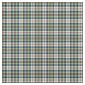 Tissu Vert, bleu marine et plaid de crème (Échantillon)